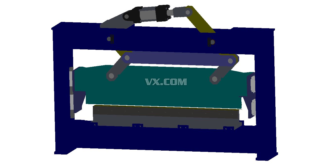 液压剪板机_solidworks图片