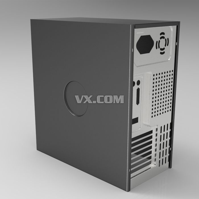 电脑机箱_step/stp_数码电子_3D模型_图纸下载_微小网
