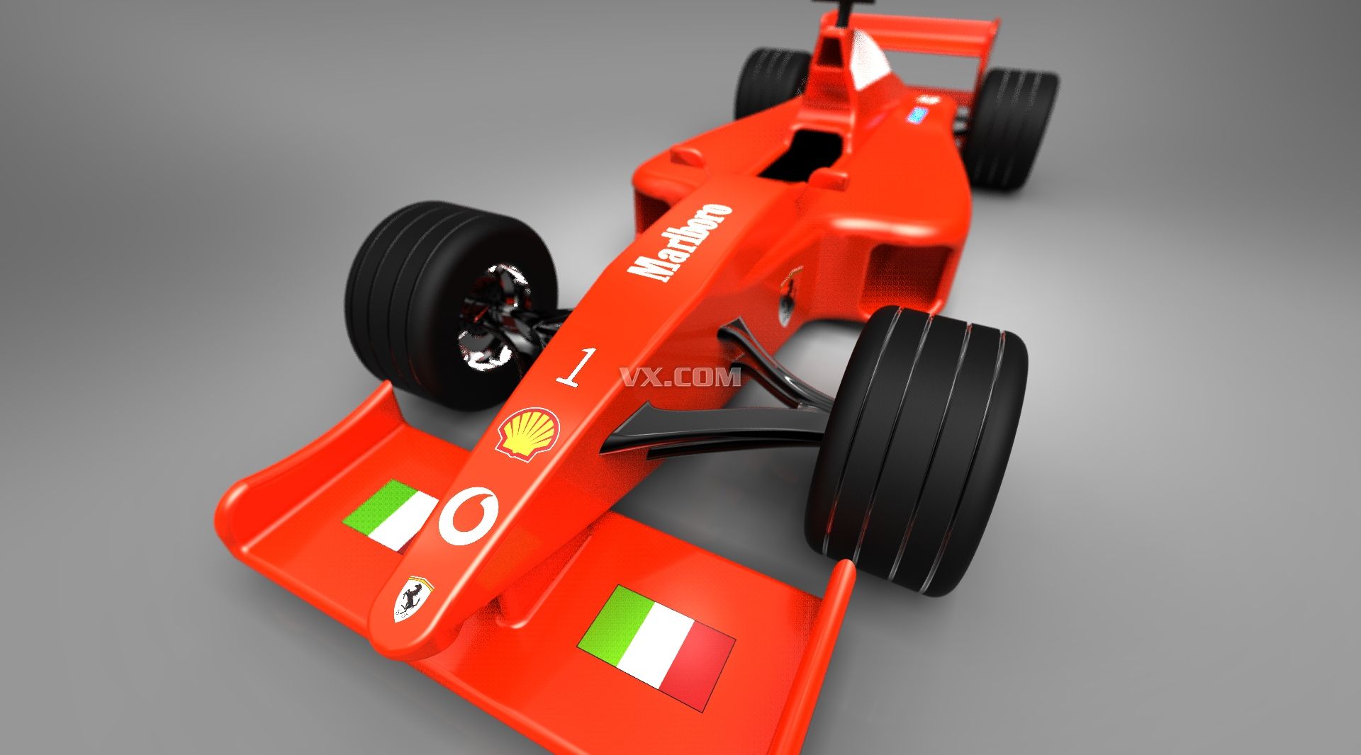 法拉利f1赛车3d模型图纸