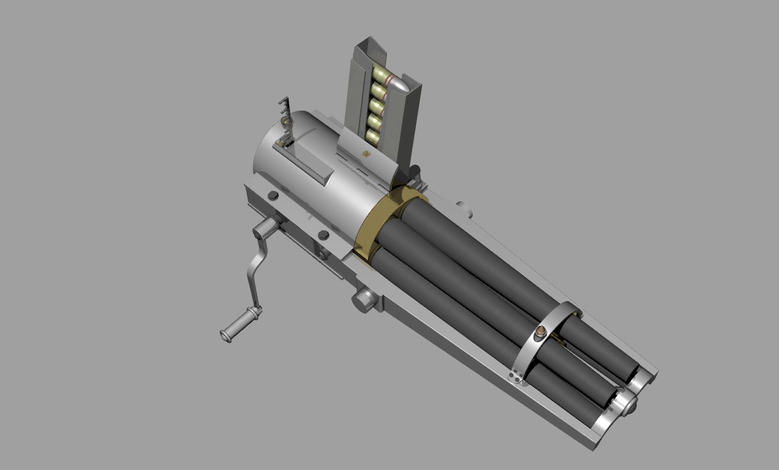 37mm+转轮火炮3d图纸
