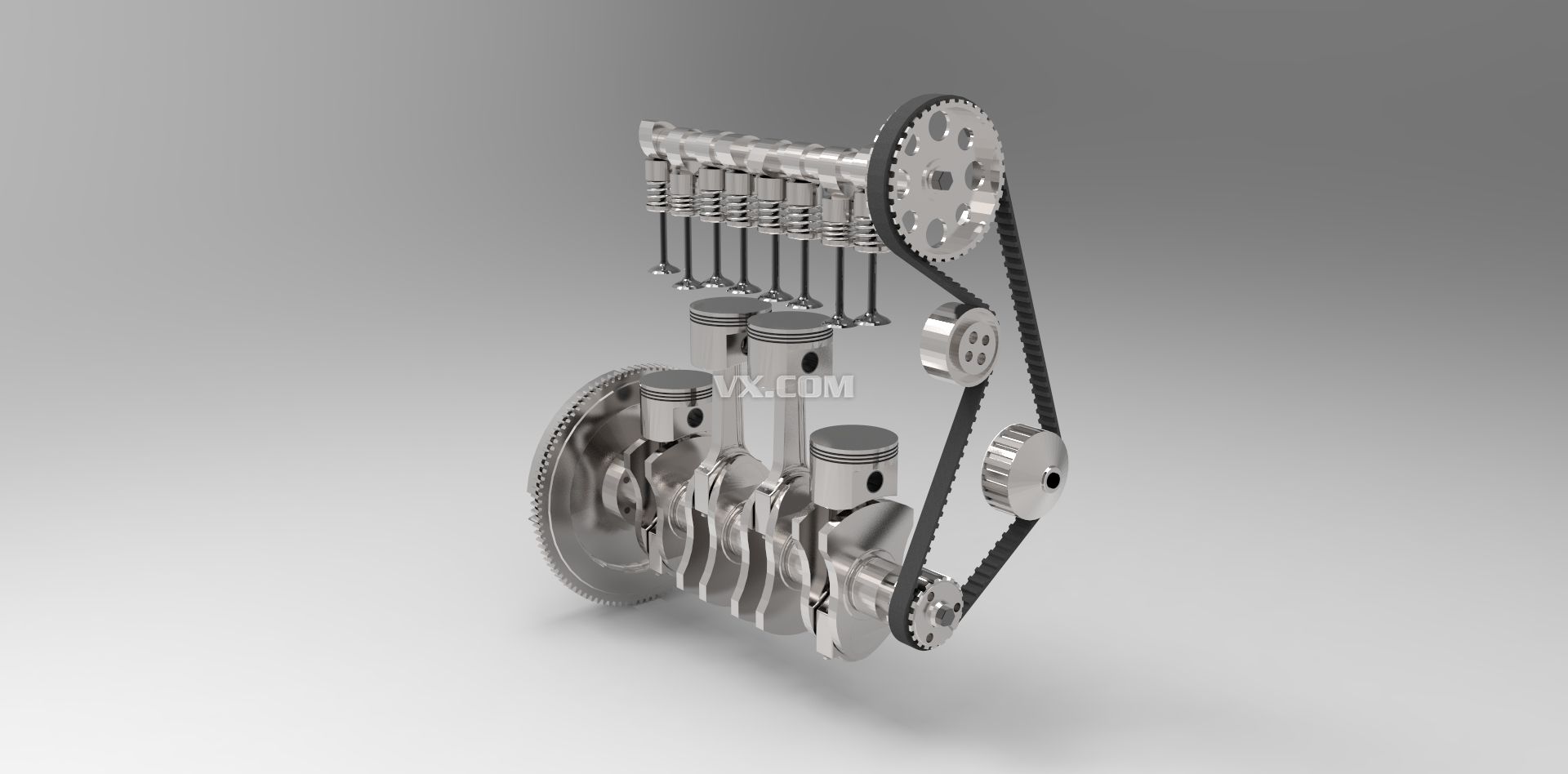 气缸曲柄摇杆机构