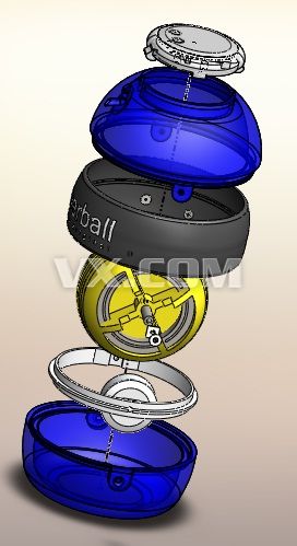 solidworks 陀螺球_solidworks_玩具礼品_3d模