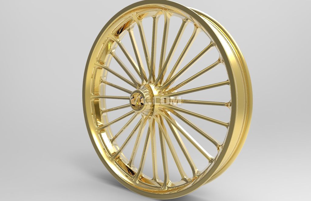 solidworks 自行车轮毂