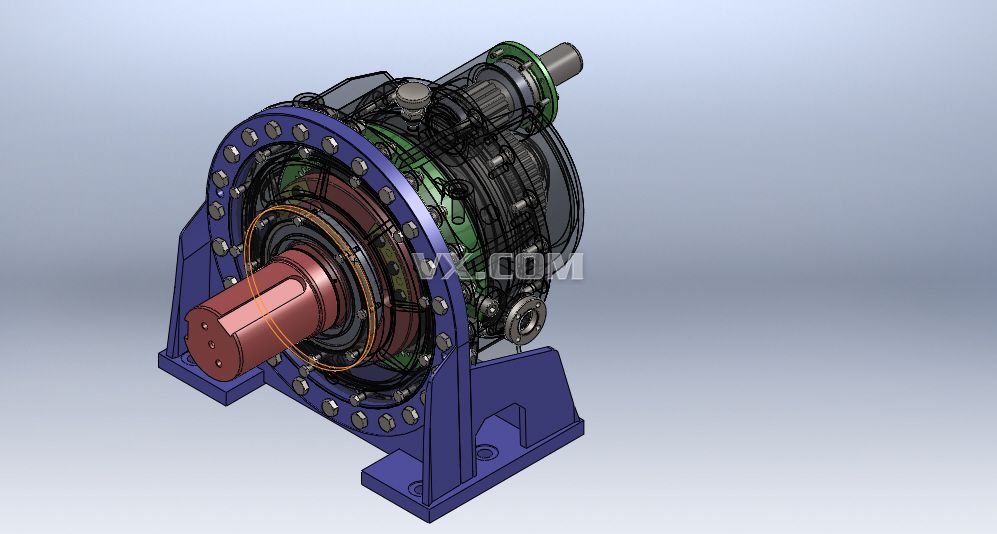 solidworks 行星齿轮减速器