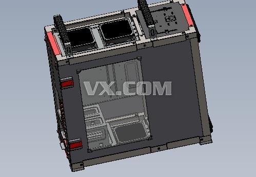 电脑机箱(主机机箱)_SolidWorks_家用电器_3D模型_图纸 ...