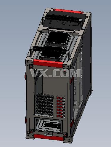 电脑机箱(主机机箱)_SolidWorks_家用电器_3D模型_图纸 ...