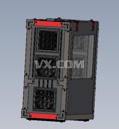 电脑机箱(主机机箱)_SolidWorks_家用电器_3D模型_图纸 ...