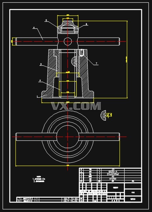 千斤顶装配图_autocad/zwcad_机械设备_3d模型_图纸