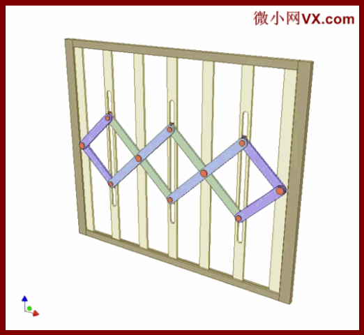 【动图】经典机械结构赏析第一百零六期--剪刀