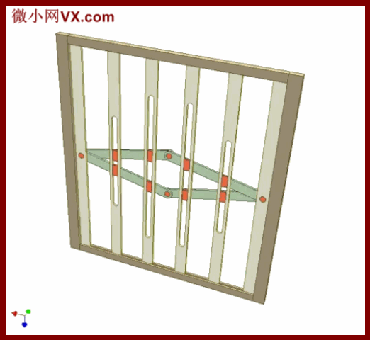 【动图】经典机械结构赏析第一百零六期--剪刀