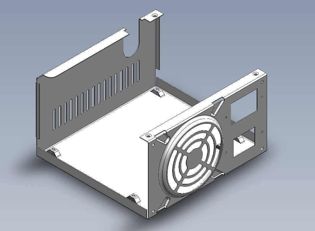 电脑机箱电源_SolidWorks_数码电子_3D模型_图纸下载 ...