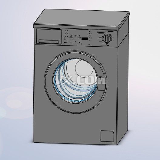 滚筒洗衣机_solidworks_家用电器_模型_图纸