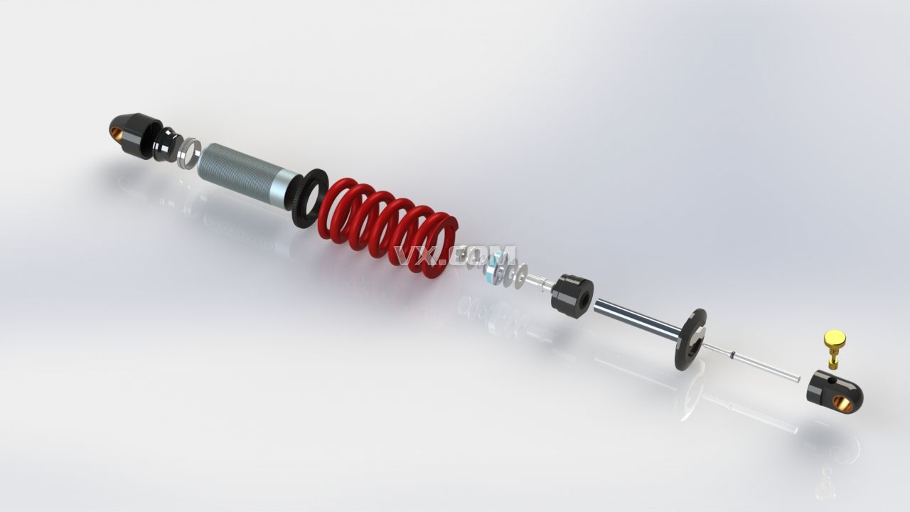 manitou减震器_solidworks图片