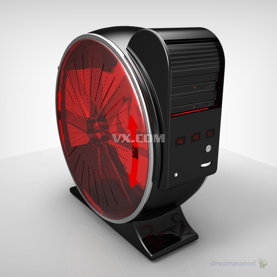 电脑机箱_SolidWorks_数码电子_3D模型_图纸下载_微小网